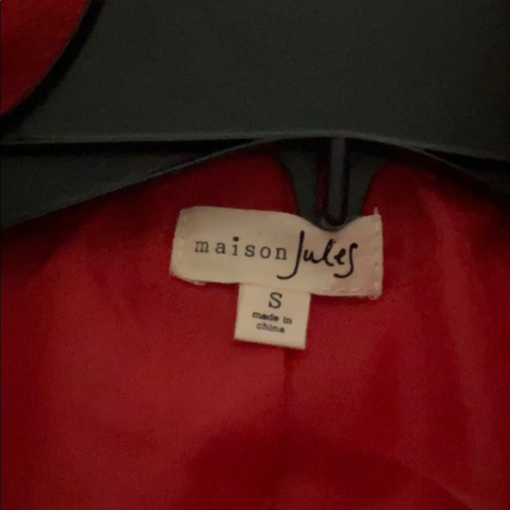 Maison Jules Peacoat NWOT - Picture 5 of 7
